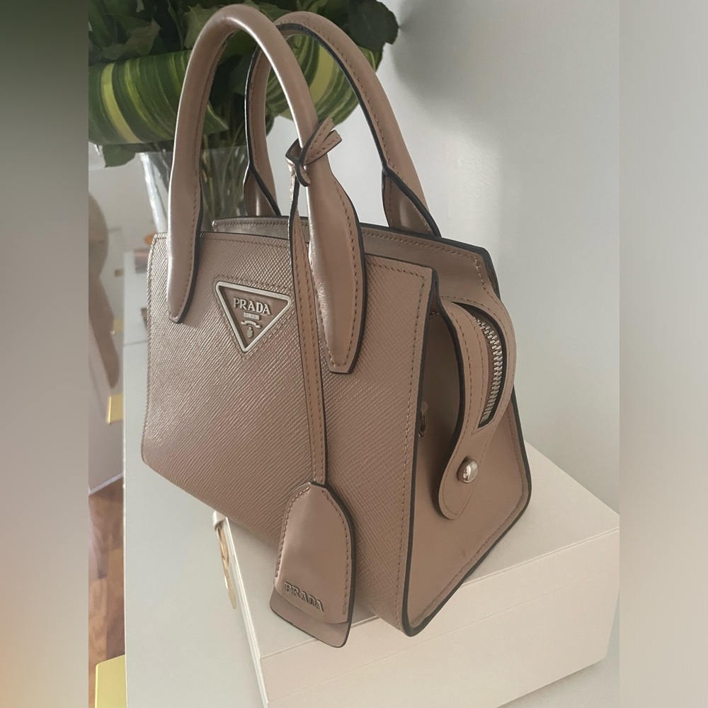 Prada Saffiano Cuir Small Kristen Cammeo Bag